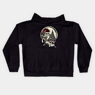 Grinchy Claus's Midnight Heist - A Xmas December Santa Kids Hoodie